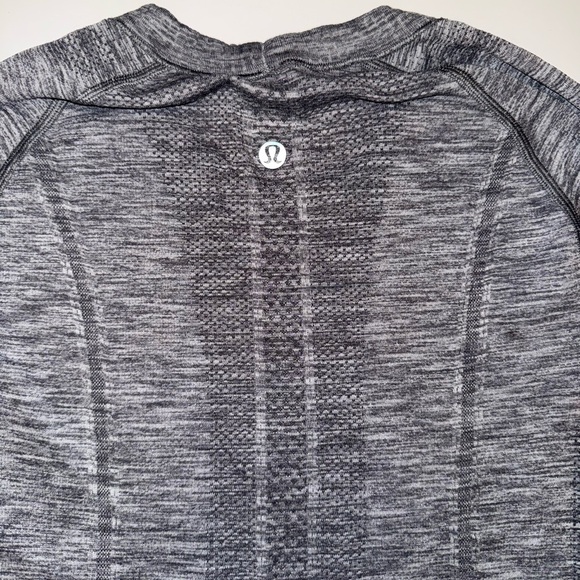 Lululemon Swiftly Tech Long Sleeve Crew Sz 6 Heathered Grey Orig $78 - Picture 7 of 10